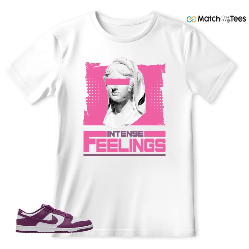 NIKE DUNK LOW WHITE VIOTECH SNEAKER Matching Tees t-shirt