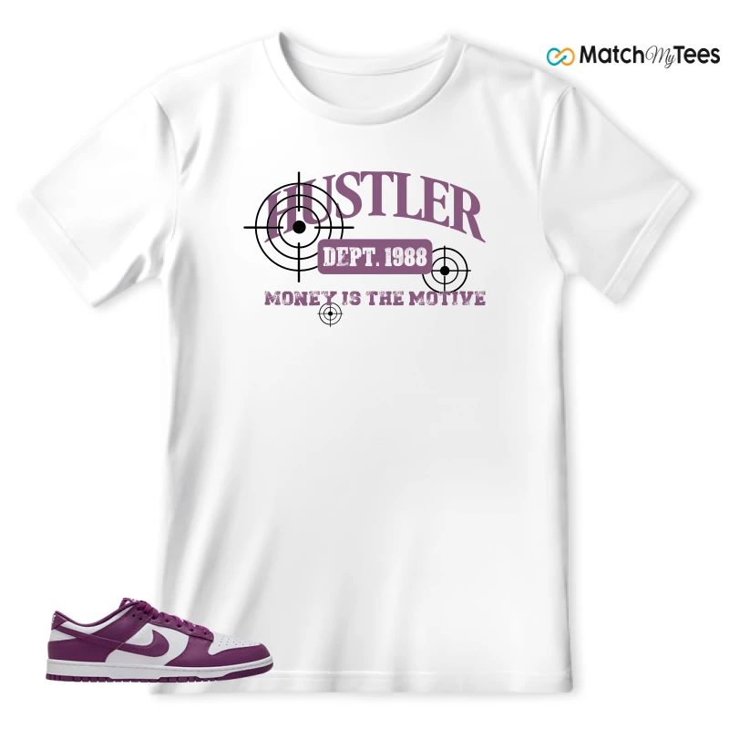 NIKE DUNK LOW WHITE VIOTECH SNEAKER Matching Tees t-shirt