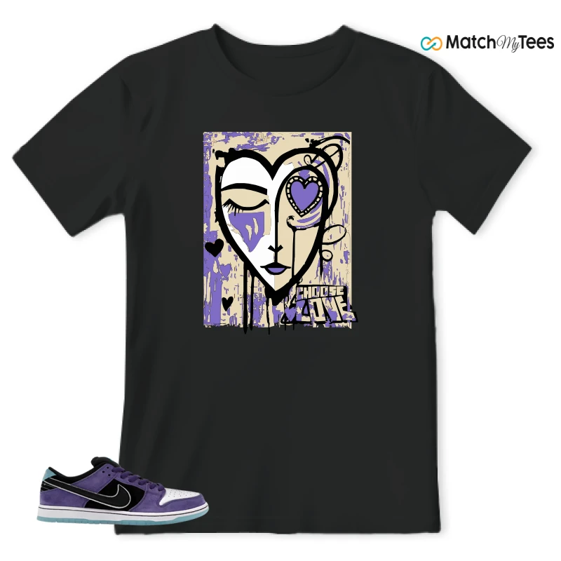 NIKE DUNK LOW X HAYLEY WILSON COURT PURPLE SNEAKER Matching Tees t-shirt