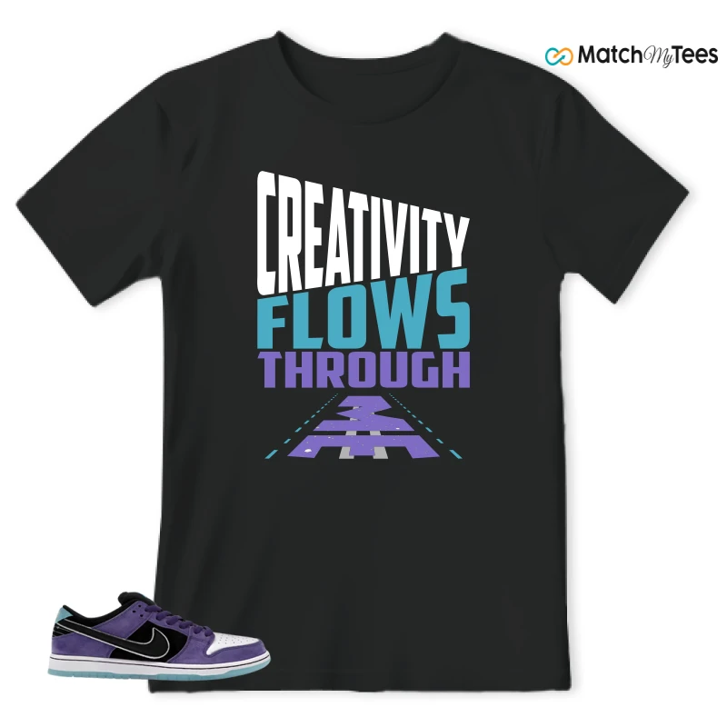 NIKE DUNK LOW X HAYLEY WILSON COURT PURPLE SNEAKER Matching Tees t-shirt