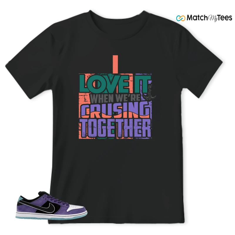 NIKE DUNK LOW X HAYLEY WILSON COURT PURPLE SNEAKER Matching Tees t-shirt