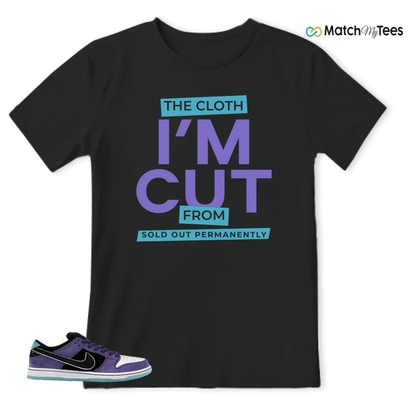 NIKE DUNK LOW X HAYLEY WILSON COURT PURPLE SNEAKER Matching Tees t-shirt