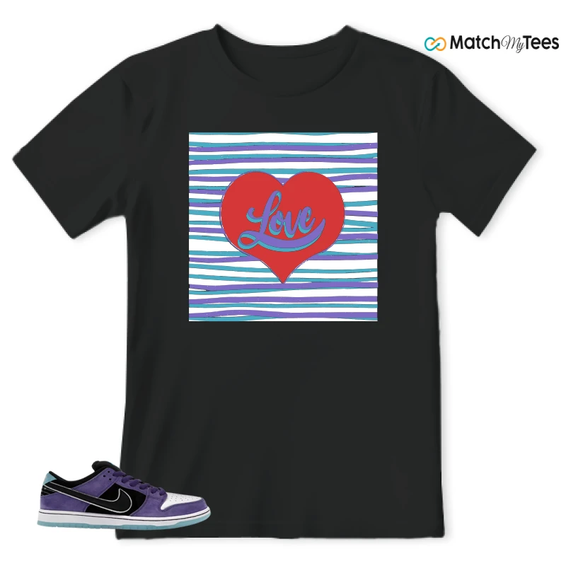 NIKE DUNK LOW X HAYLEY WILSON COURT PURPLE SNEAKER Matching Tees t-shirt