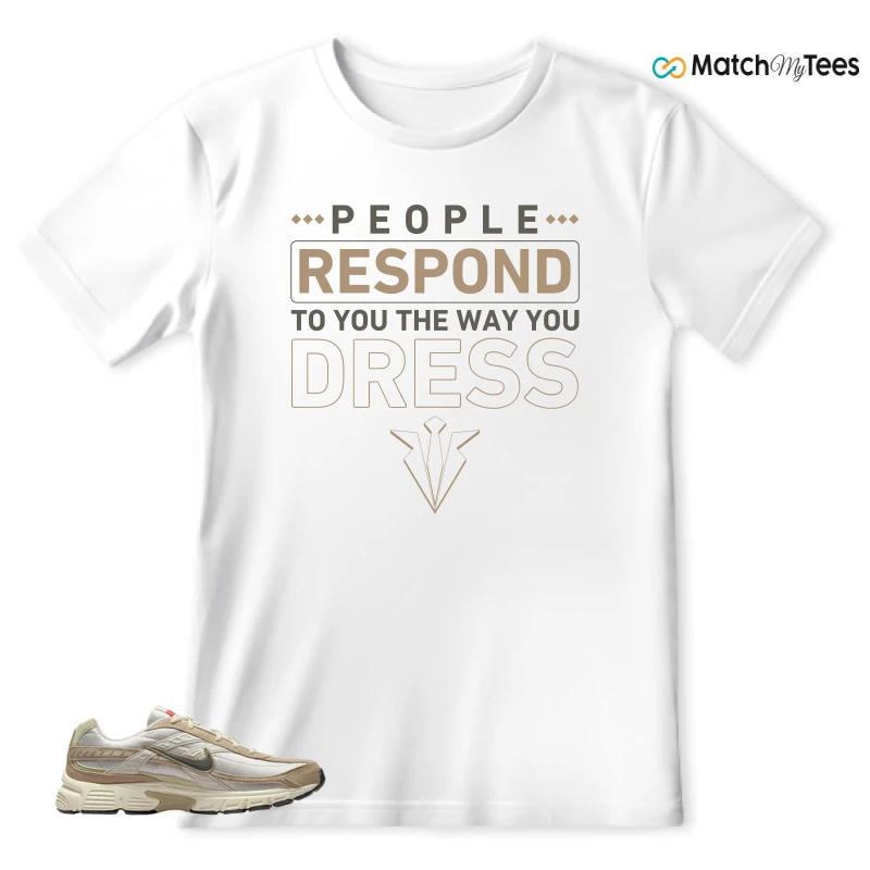 NIKE INITIATOR LIGHT BONE CARGO KHAKI SNEAKER Matching Tees t-shirt