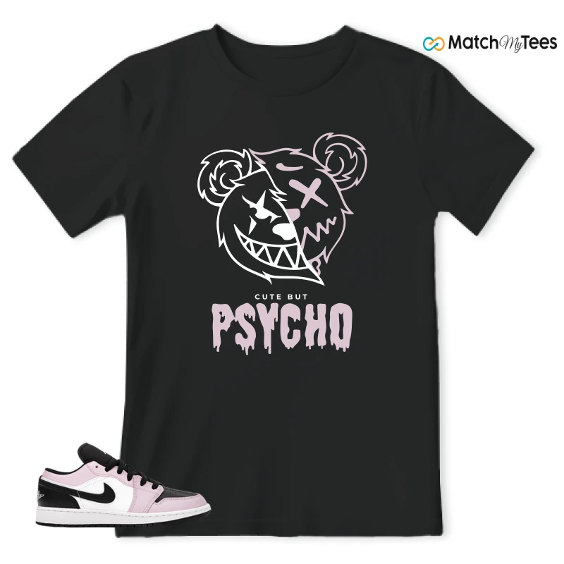 Psycho Teddy Black matching T-shirt T-shirt