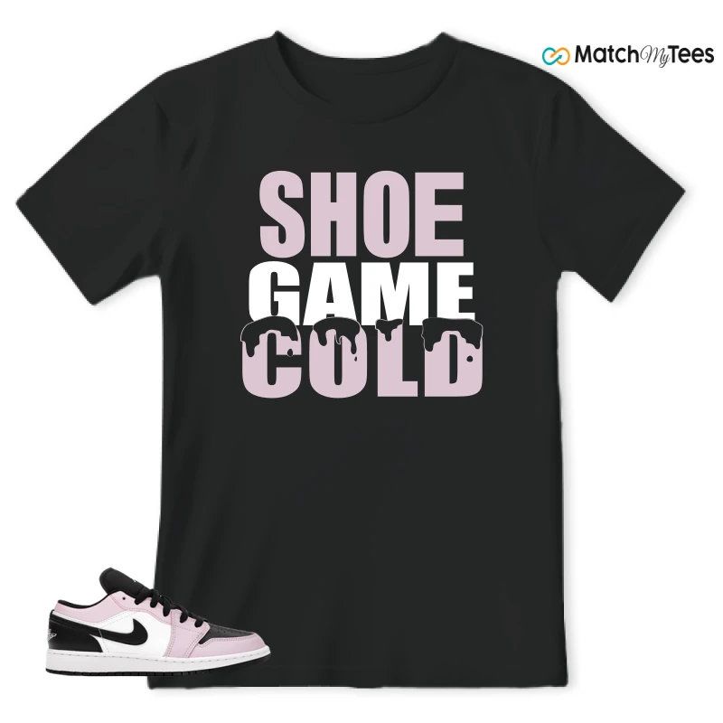 Shoe Game Cold Black matching T-shirt T-shirt