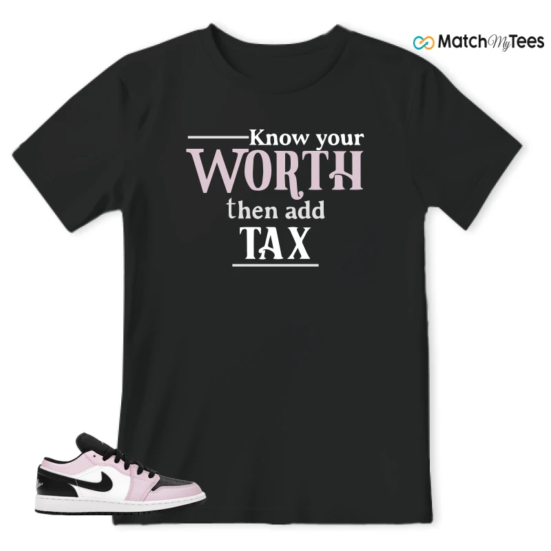 Worth Black matching T-shirt T-shirt