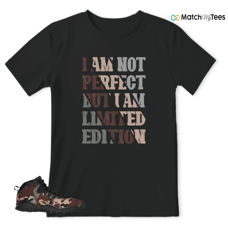 NIKE JORDAN 10 RETRO WOODLAND CAMO SNEAKER Matching Tees t-shirt