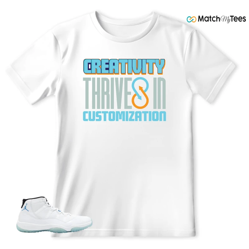 NIKE JORDAN 11 RETRO LEGEND BLUE (2014) SNEAKER Matching Tees t-shirt