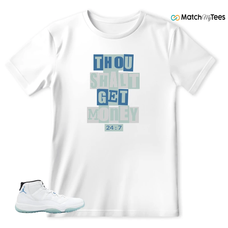 NIKE JORDAN 11 RETRO LEGEND BLUE (2014) SNEAKER Matching Tees t-shirt