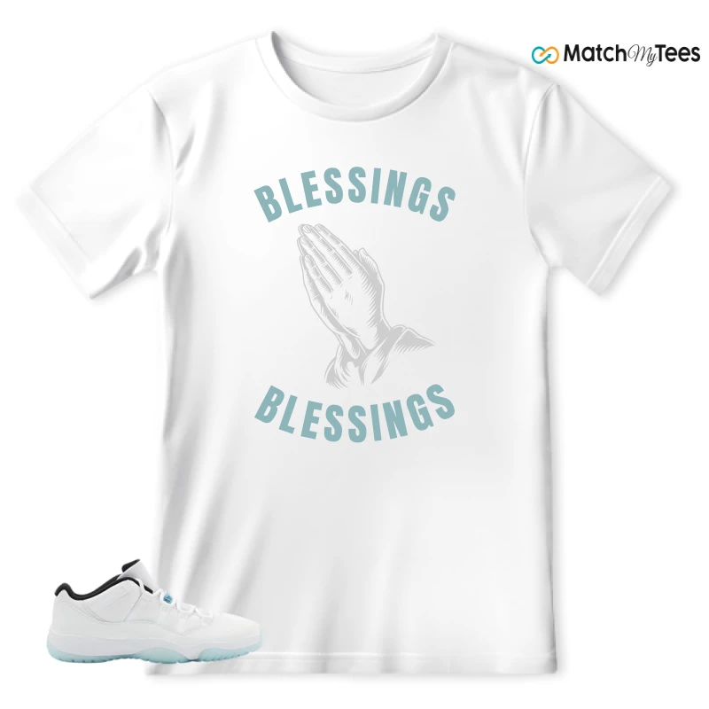 NIKE JORDAN 11 RETRO LOW LEGEND BLUE SNEAKER Matching Tees t-shirt