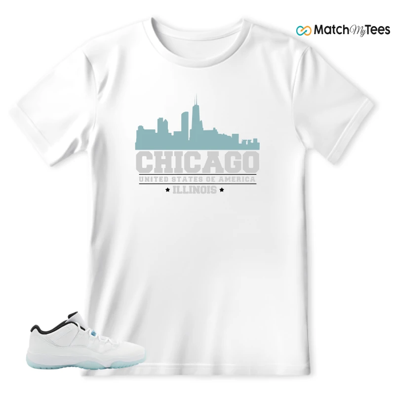 NIKE JORDAN 11 RETRO LOW LEGEND BLUE SNEAKER Matching Tees t-shirt