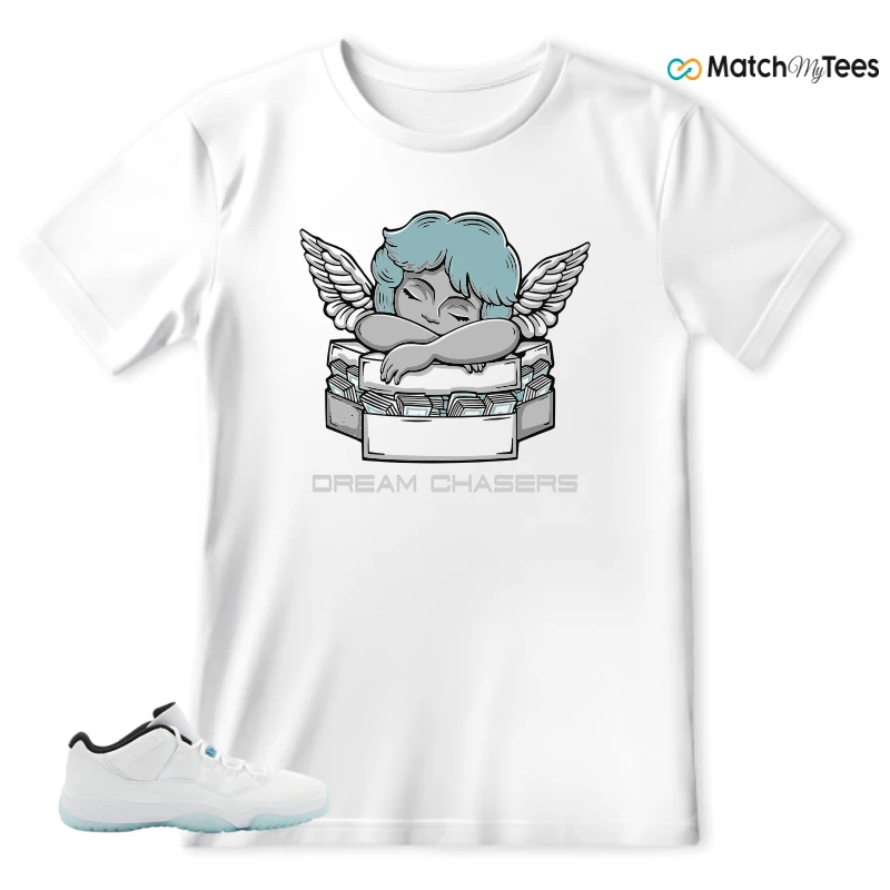 NIKE JORDAN 11 RETRO LOW LEGEND BLUE SNEAKER Matching Tees t-shirt