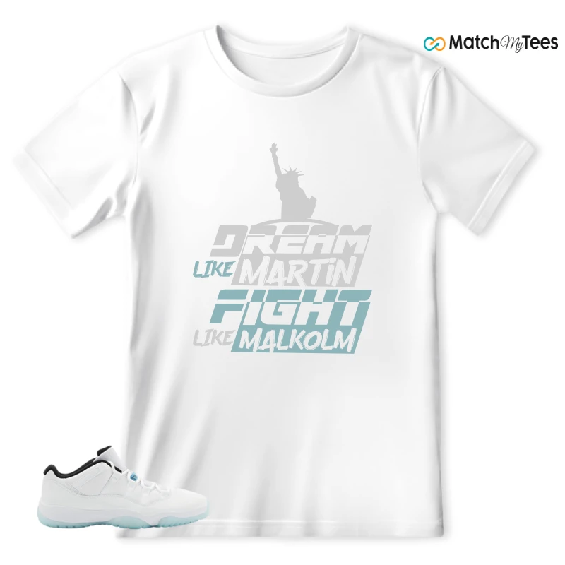 NIKE JORDAN 11 RETRO LOW LEGEND BLUE SNEAKER Matching Tees t-shirt