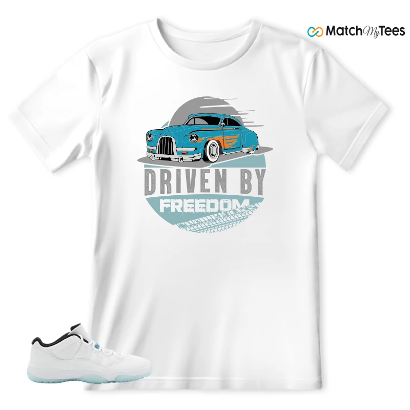 NIKE JORDAN 11 RETRO LOW LEGEND BLUE SNEAKER Matching Tees t-shirt