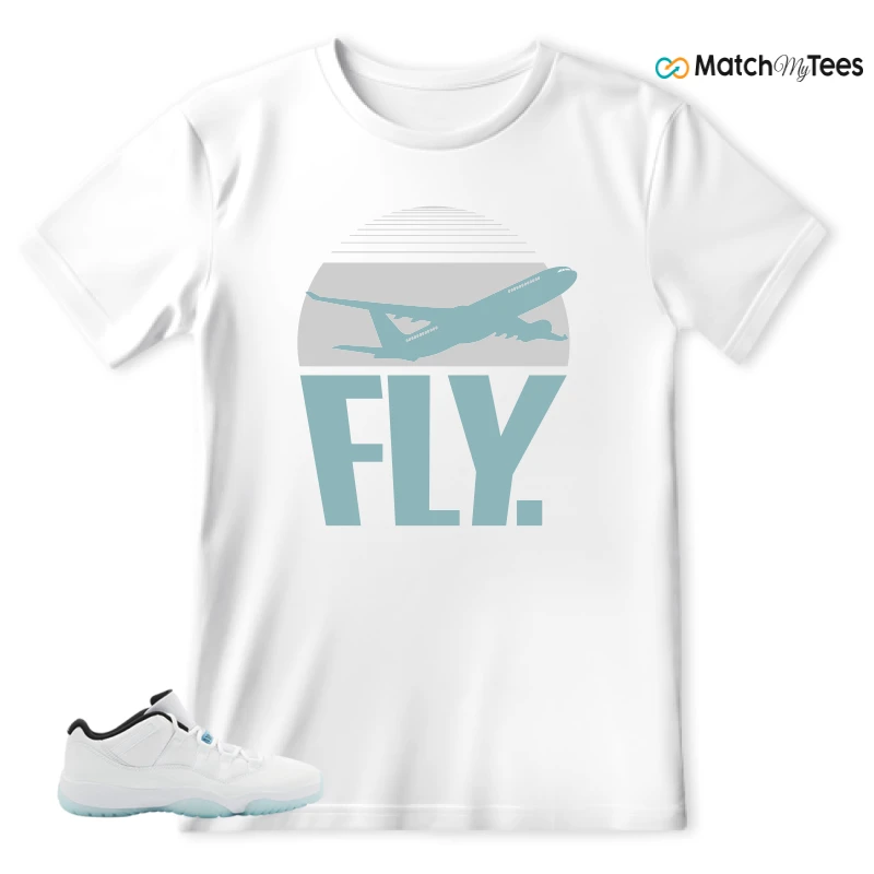 NIKE JORDAN 11 RETRO LOW LEGEND BLUE SNEAKER Matching Tees t-shirt