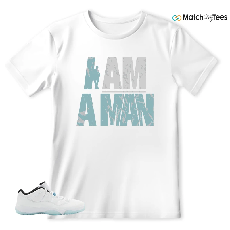 NIKE JORDAN 11 RETRO LOW LEGEND BLUE SNEAKER Matching Tees t-shirt
