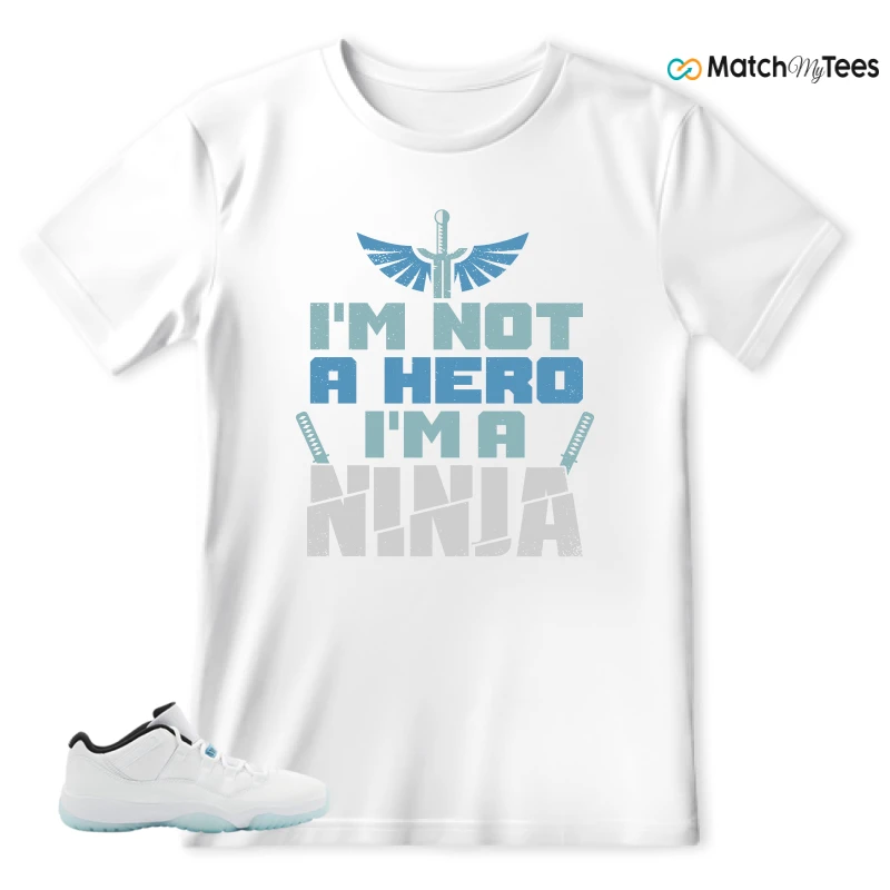 NIKE JORDAN 11 RETRO LOW LEGEND BLUE SNEAKER Matching Tees t-shirt