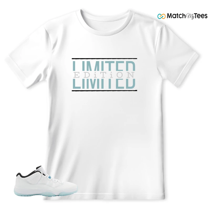 NIKE JORDAN 11 RETRO LOW LEGEND BLUE SNEAKER Matching Tees t-shirt