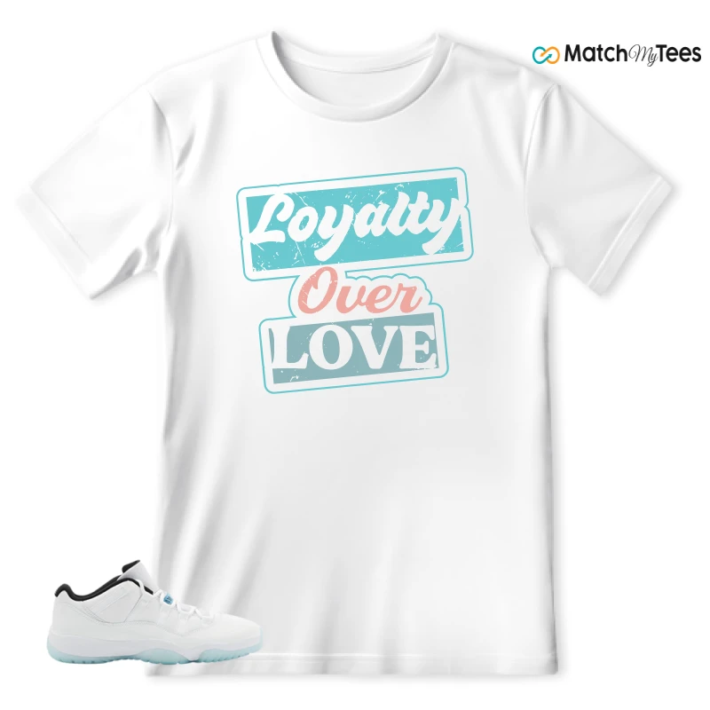 NIKE JORDAN 11 RETRO LOW LEGEND BLUE SNEAKER Matching Tees t-shirt