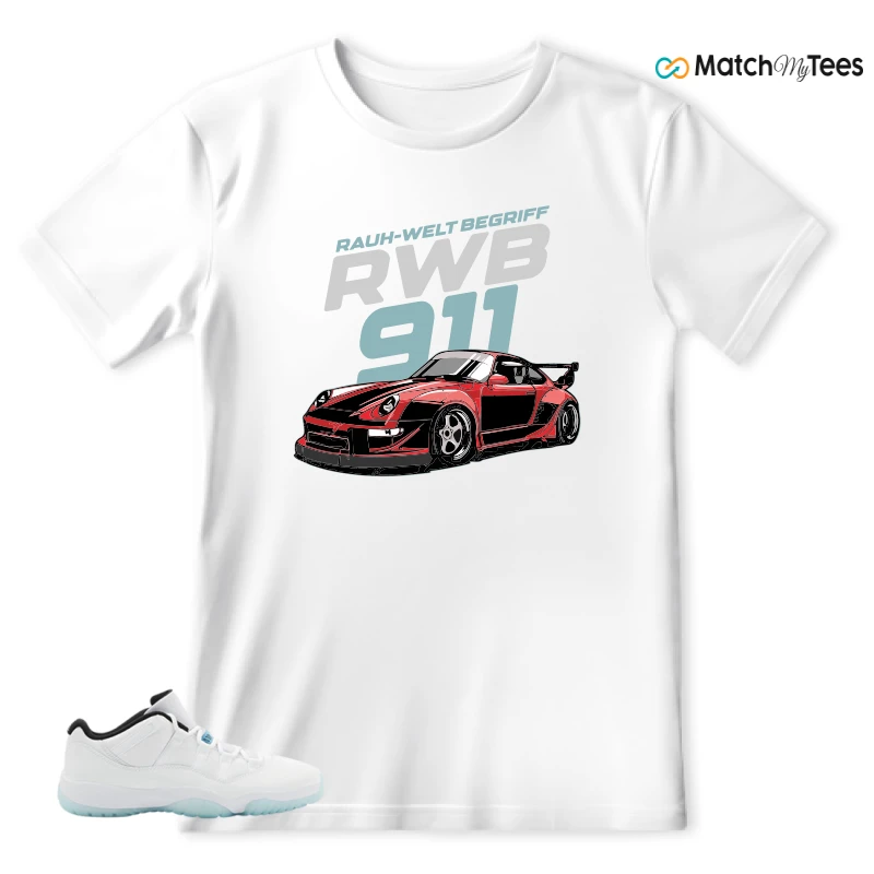 NIKE JORDAN 11 RETRO LOW LEGEND BLUE SNEAKER Matching Tees t-shirt