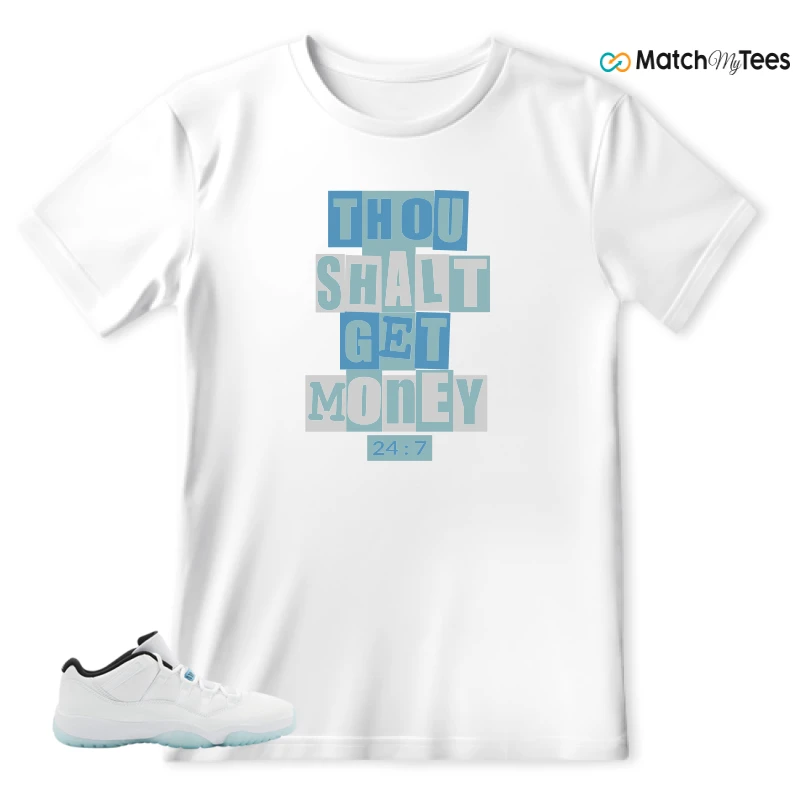 NIKE JORDAN 11 RETRO LOW LEGEND BLUE SNEAKER Matching Tees t-shirt