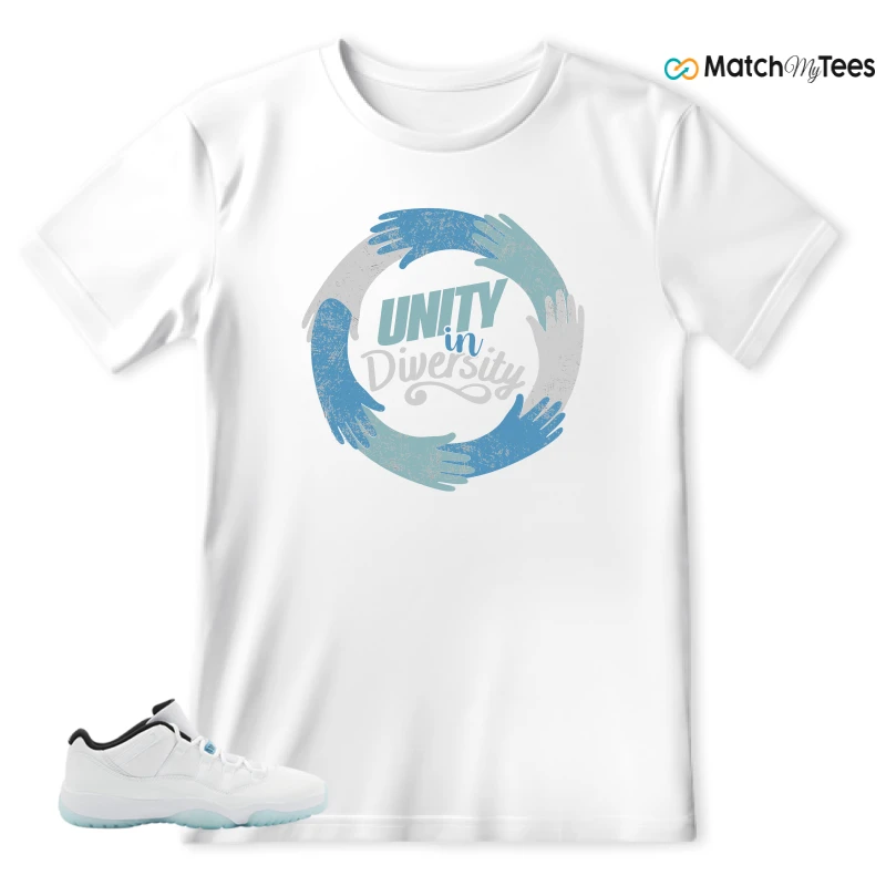 NIKE JORDAN 11 RETRO LOW LEGEND BLUE SNEAKER Matching Tees t-shirt