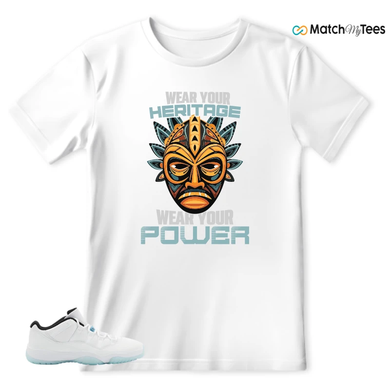 NIKE JORDAN 11 RETRO LOW LEGEND BLUE SNEAKER Matching Tees t-shirt