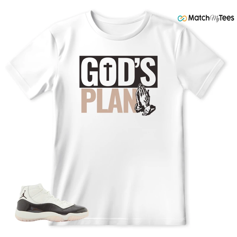 God's Plan White matching T-shirt T-shirt