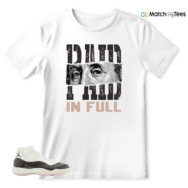 Paid In Full White matching T-shirt T-shirt