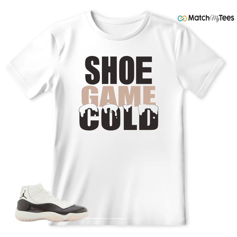 Shoe Game Cold White matching T-shirt T-shirt