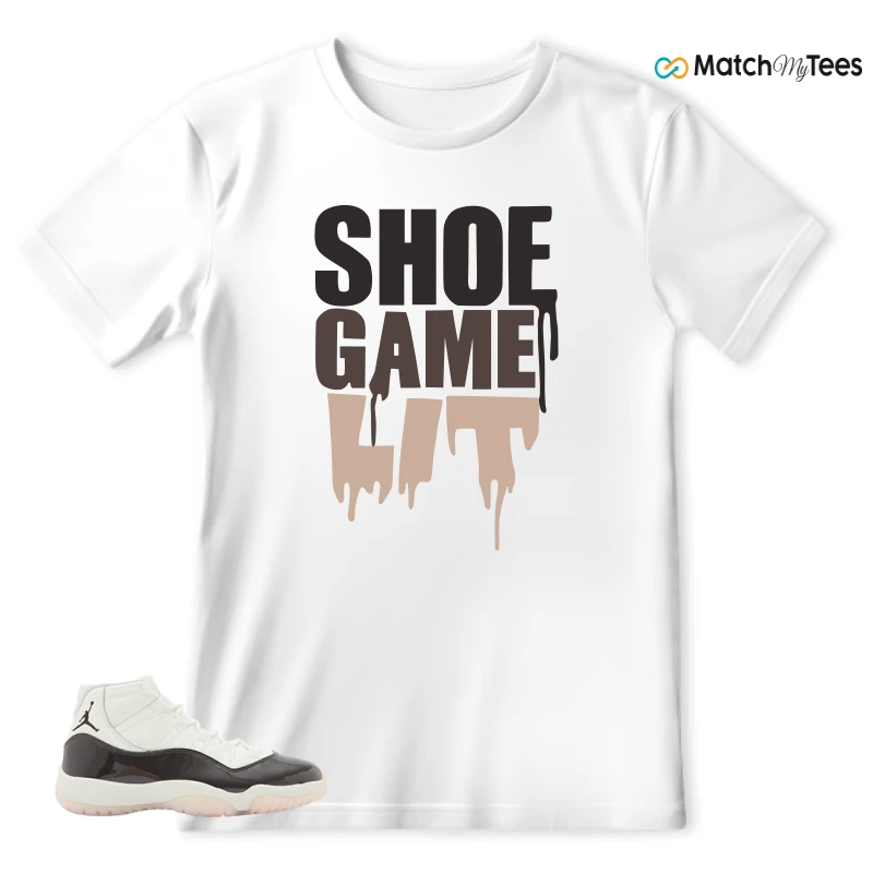 Shoe Game Lit White matching T-shirt T-shirt