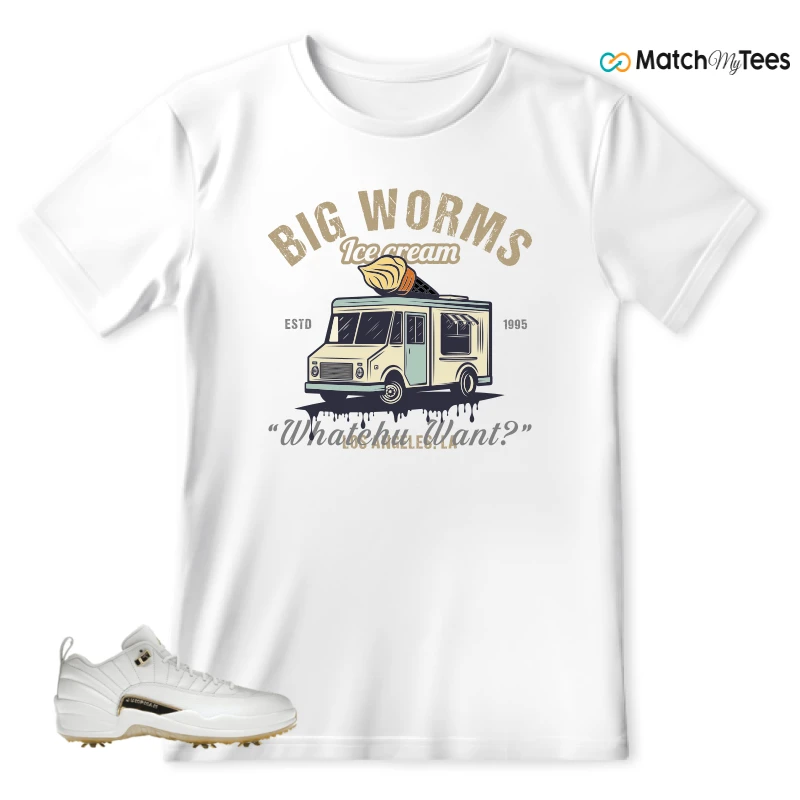NIKE JORDAN 12 GOLF METALLIC GOLD SNEAKER Matching Tees t-shirt