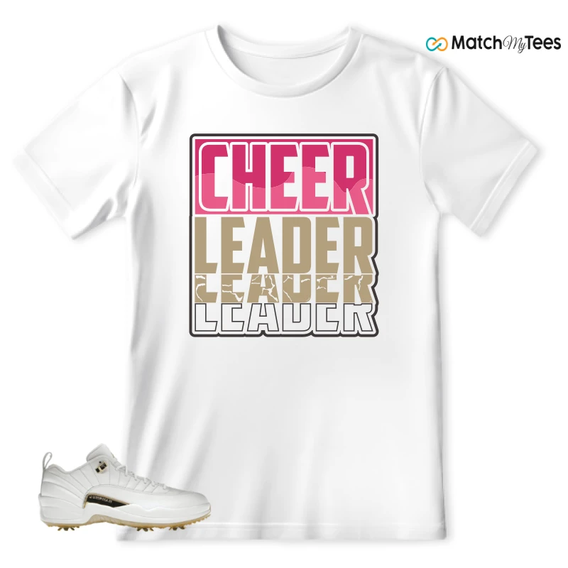 NIKE JORDAN 12 GOLF METALLIC GOLD SNEAKER Matching Tees t-shirt