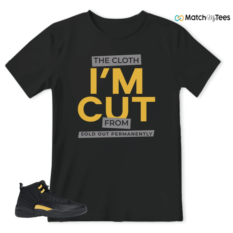 I'm Cut Black matching T-shirt T-shirt