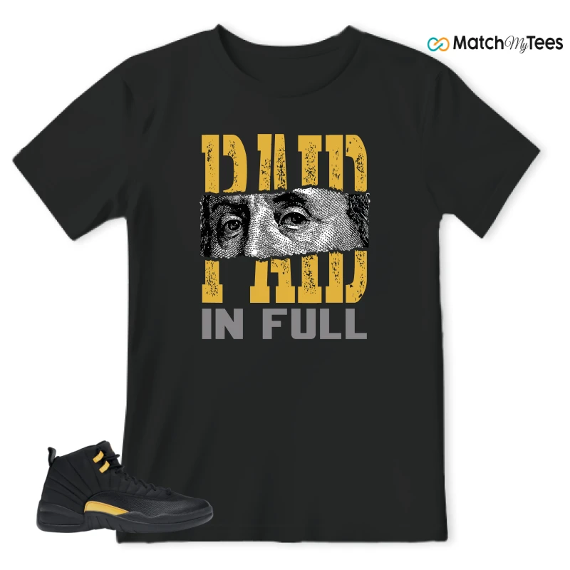 Paid In Full Black matching T-shirt T-shirt