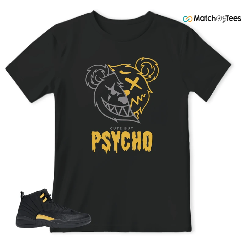 Psycho Teddy Black matching T-shirt T-shirt