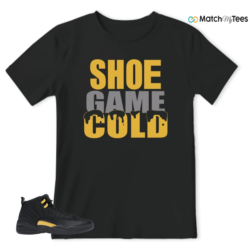 Shoe Game Cold Black matching T-shirt T-shirt
