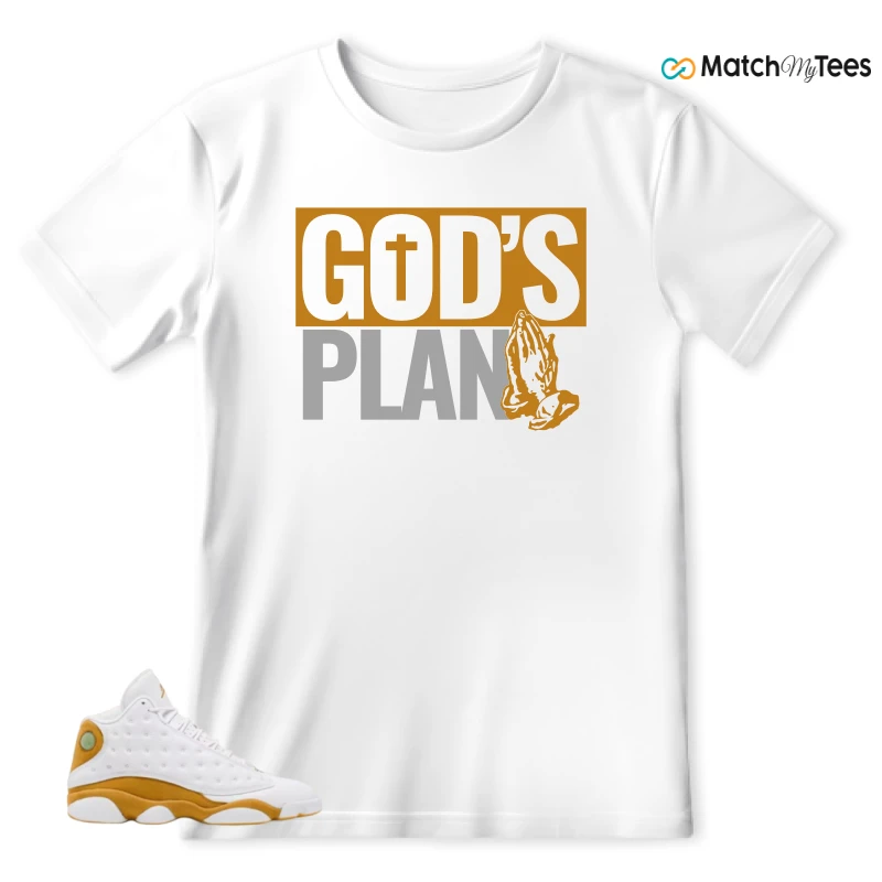 God's Plan White matching T-shirt T-shirt
