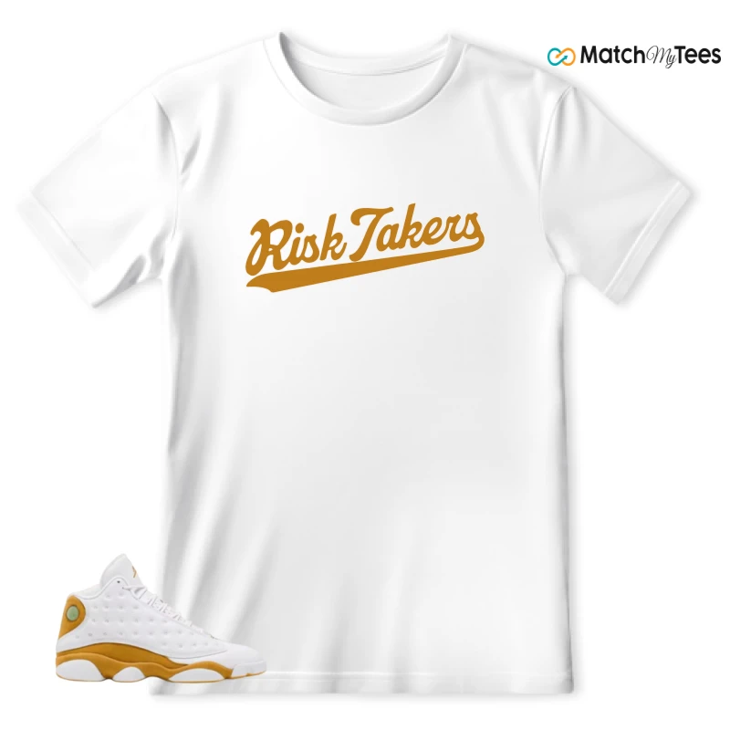 Risk Takers White matching T-shirt T-shirt