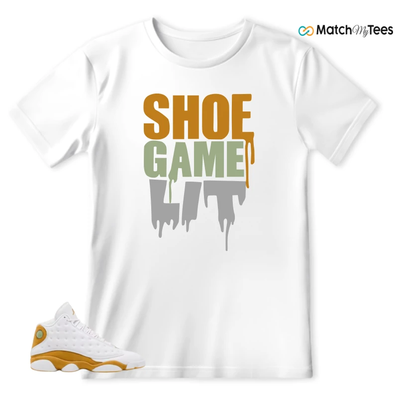 Shoe Game Lit White matching T-shirt T-shirt