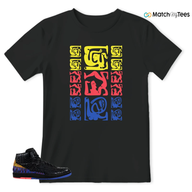 NIKE JORDAN 2 RETRO BLACK HISTORY MONTH (2019) SNEAKER Matching Tees t-shirt