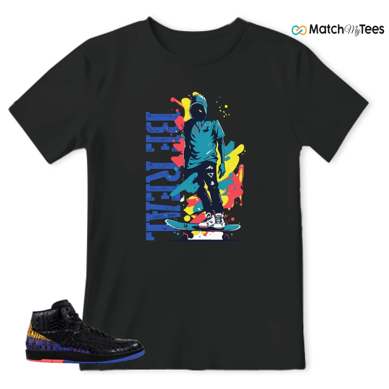 NIKE JORDAN 2 RETRO BLACK HISTORY MONTH (2019) SNEAKER Matching Tees t-shirt