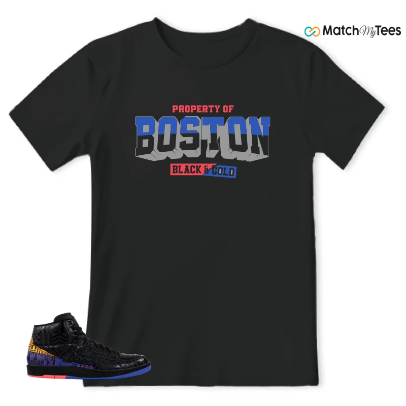 NIKE JORDAN 2 RETRO BLACK HISTORY MONTH (2019) SNEAKER Matching Tees t-shirt