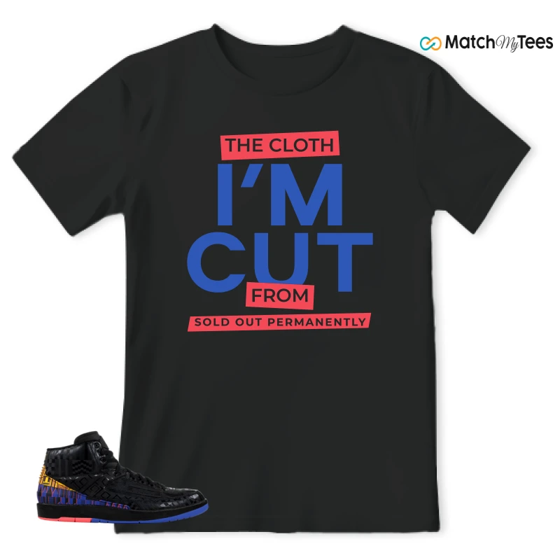 NIKE JORDAN 2 RETRO BLACK HISTORY MONTH (2019) SNEAKER Matching Tees t-shirt