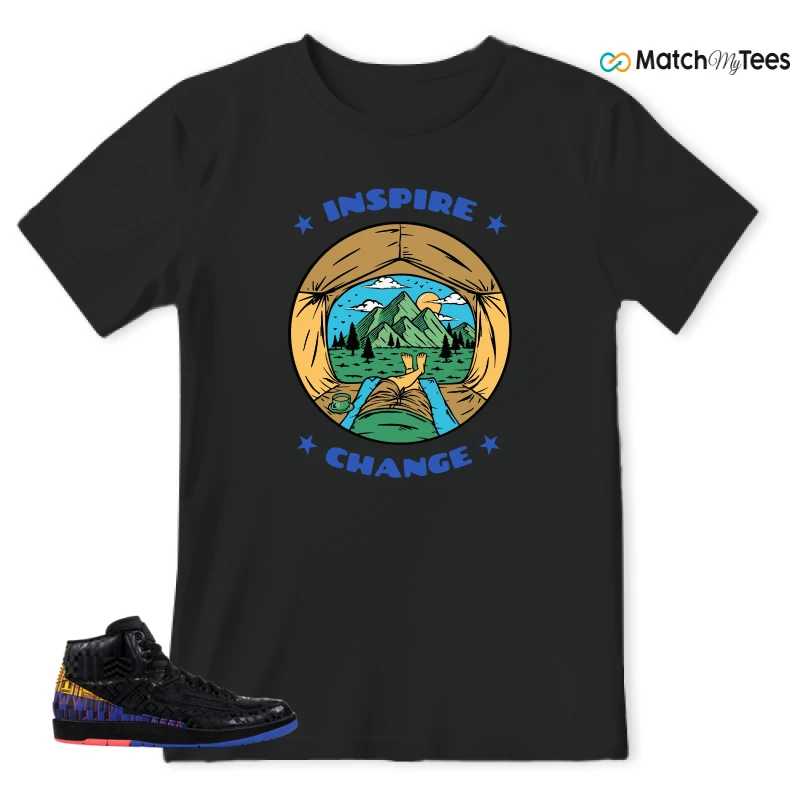 NIKE JORDAN 2 RETRO BLACK HISTORY MONTH (2019) SNEAKER Matching Tees t-shirt