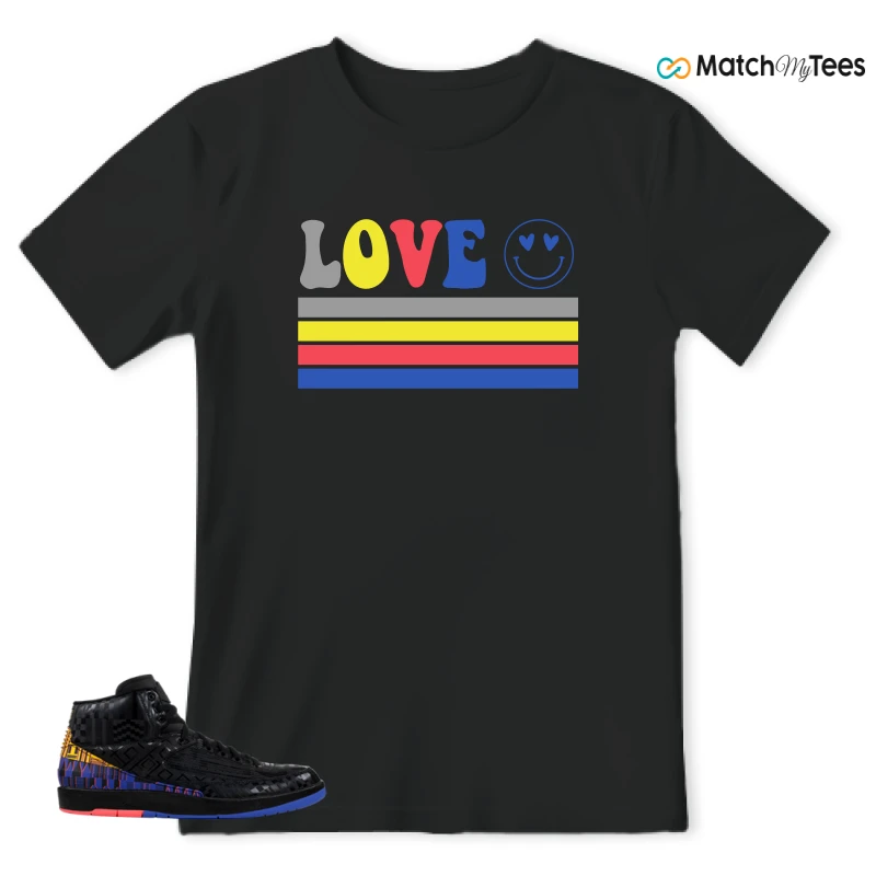 NIKE JORDAN 2 RETRO BLACK HISTORY MONTH (2019) SNEAKER Matching Tees t-shirt
