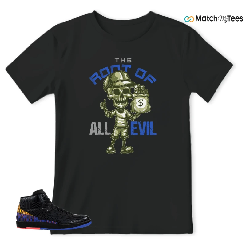 NIKE JORDAN 2 RETRO BLACK HISTORY MONTH (2019) SNEAKER Matching Tees t-shirt