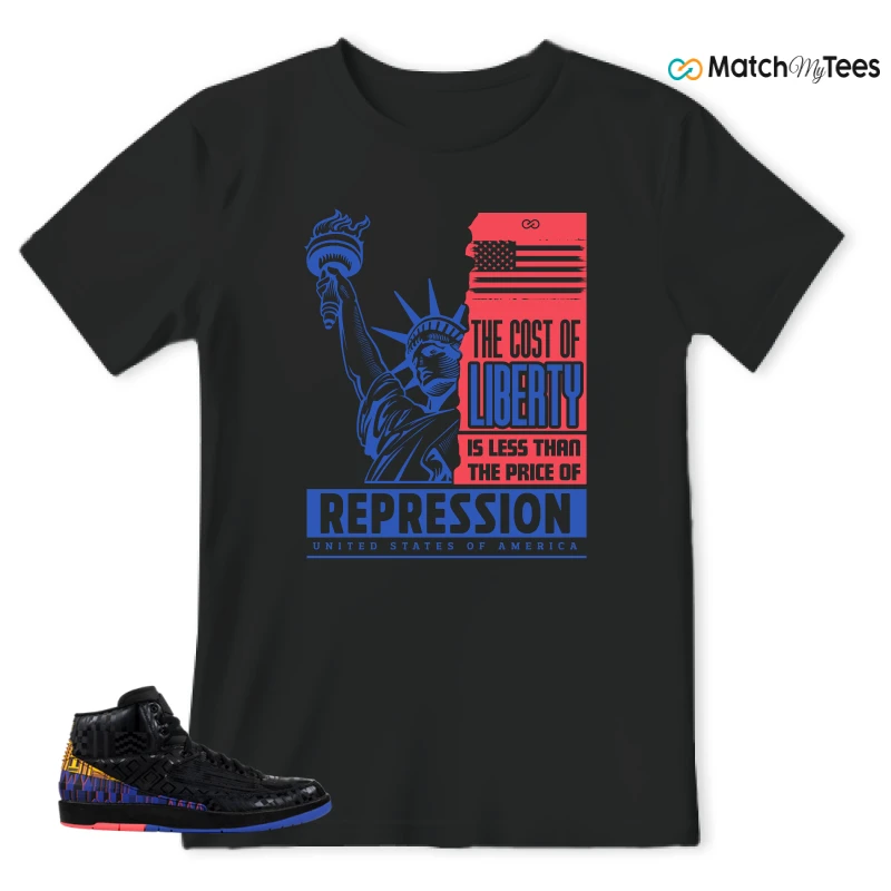 NIKE JORDAN 2 RETRO BLACK HISTORY MONTH (2019) SNEAKER Matching Tees t-shirt