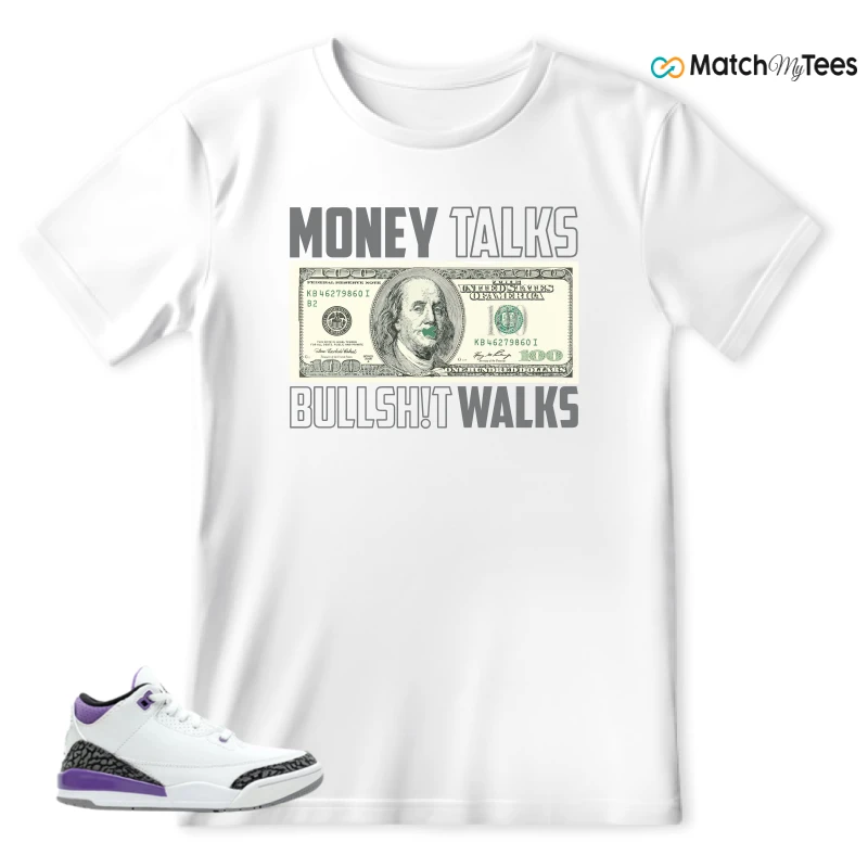NIKE JORDAN 3 RETRO DARK IRIS (PS) SNEAKER Matching Tees t-shirt